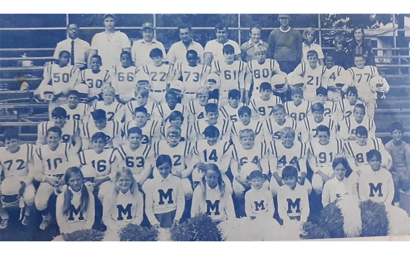 Our 1970 Pop Warner crew!